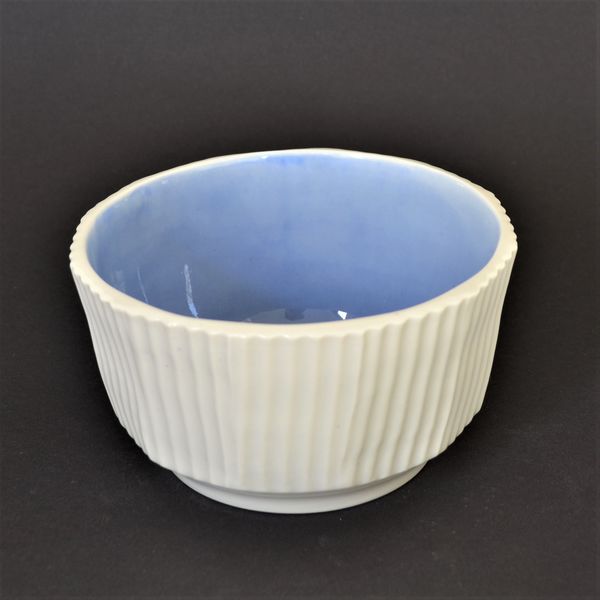 Jan Kåre Myklebust - keramik - Blå Skål - porcelæn
