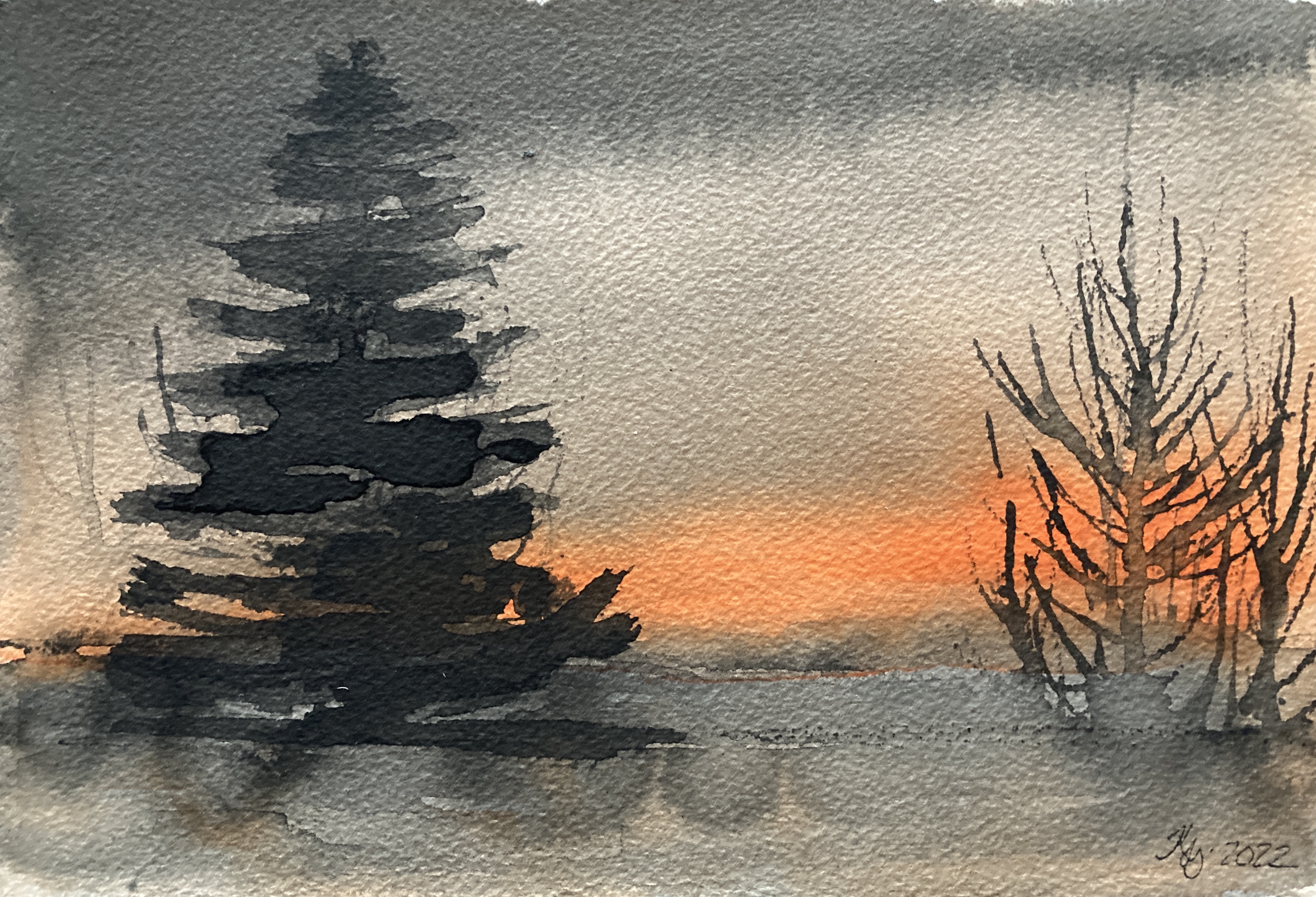 Inland Dune, Sunset II