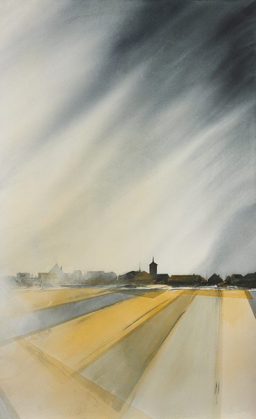 Sunshower / Tordenbyge over Fjaltring